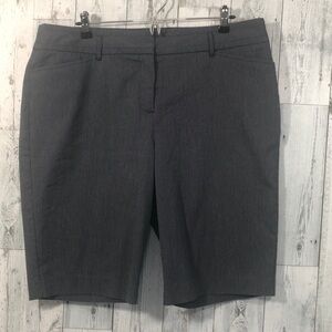 Jacque E Pin Striped Bermuda Shorts 18